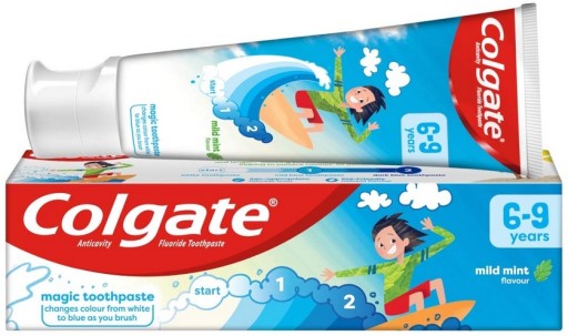 Colgate Detská zubná pasta 6-9 rokov 50ml Mild Mint Flavour