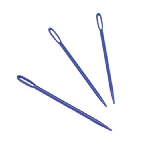 PLASTOVÉ ihly 73 mm, tupé, bezpečné, 3 ks