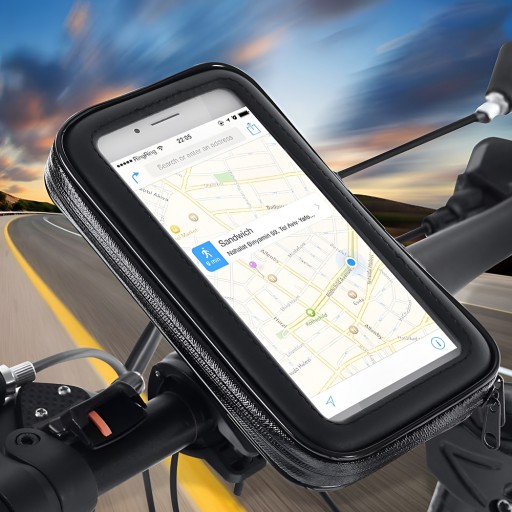 DRŽIAK TELEFÓNU GPS NA BICYKEL A MOTORKU NA RIADITEĽ