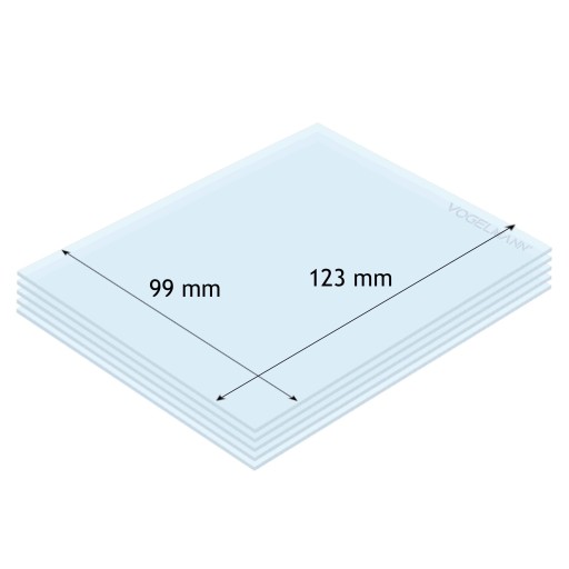 Vogelmann Ochranné PVC sklo 99x123mm (5ks)