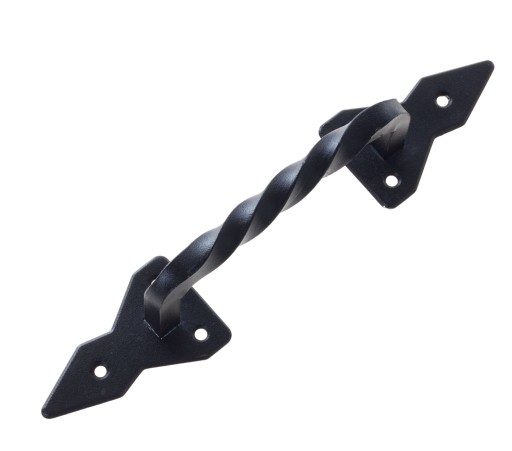 DEKORATÍVNA ČIERNA ÚCHYTKA PRE KNÚTOVÉ DVERE ÚCHYTKA 130mm