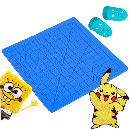 SILIKÓNOVÁ PODLOŽKA 3D PODLOŽKA NA PREDLOŽKU PRE PERÁ + KRYTY NA PRSTY
