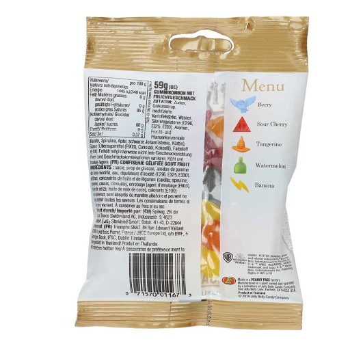 HARRY POTTER Čarovné sladkosti Delicious Rokfortské želé 59g
