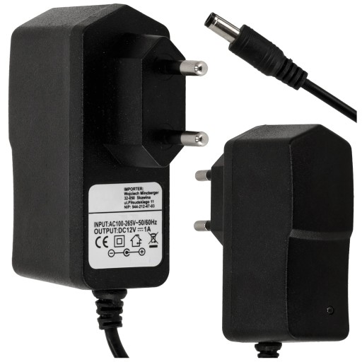 Zásuvný LED zdroj 1A 12W 12V 2,1mm