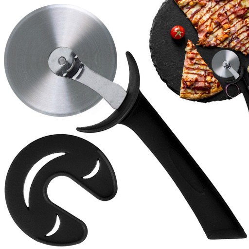 Nôž na pizzu, okrúhly nôž na krájanie pizze, ryhovací nôž