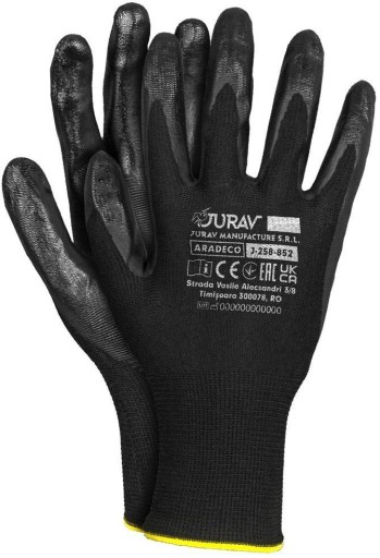 RUKAVICE LATEXOVÉ PRACOVNÉ RUKAVICE 12 PÁROV
