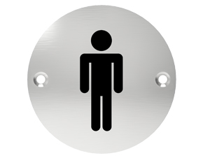 SKRUTOVACIE OZNAČENIE NA DVERE PÁNSKEHO WC