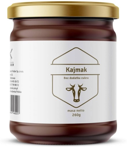 Kajmak Tradičná fudge hmota BEZ pridaného CUKRU s Erytritolovým polderom 260g