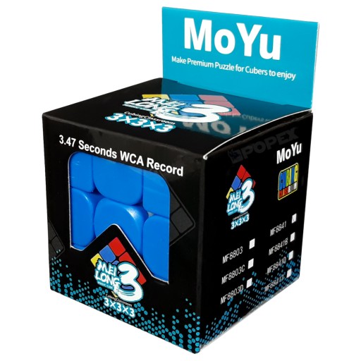 ORIGINÁL 3x3 MOYU MEILONG KOCKY + STOJAN + DARČEK ALGORITHMS