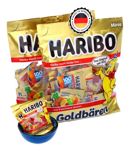 HARIBO MINI Zlaté medvedíky ovocné želé 250 g DE
