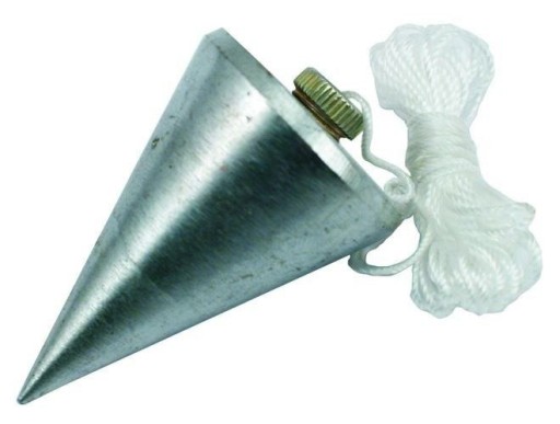 Murárska olovnica s lanom 160g 3m