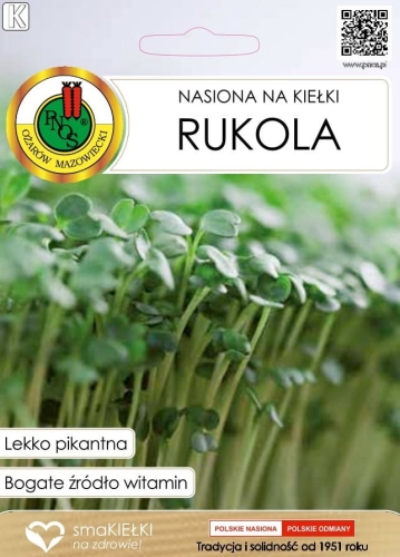 SEMIENKA ARUKOLY NA KLÍČKY, JEMNE KORENITÉ, AROMATICKÉ, BEZ GMO 10g