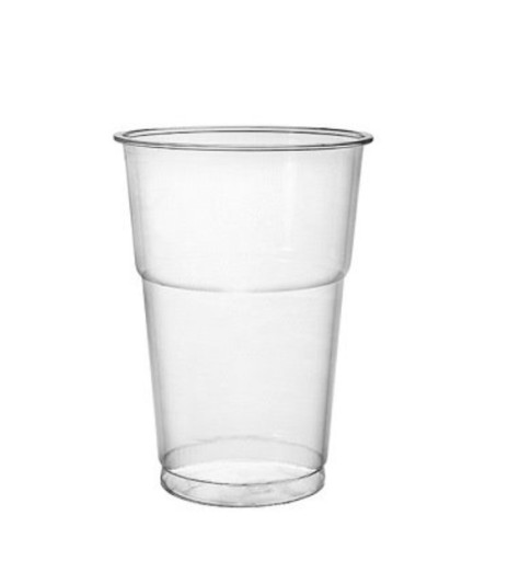Hrnček Plastové hrnčeky 0,5l 500ml Na pivo OPÄTOVNE POUŽITEĽNÉ 50 ks.