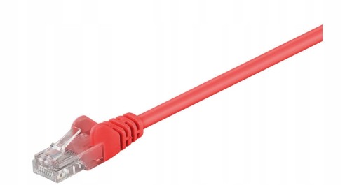 MicroConnect U/UTP CAT5e 2M červené PVC