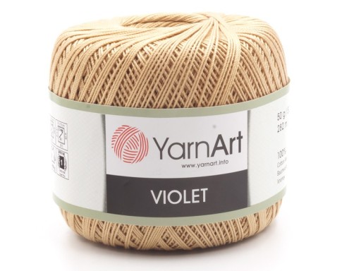 Violet YarnArt šnúra 5529 béžová