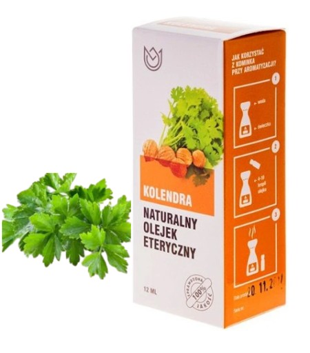 PRÍRODNÝ 100% ÉTERICKÝ OLEJ KORANIDER RELAXAČNÝ STRES BEZ PRÍDAVNÝCH LÁTOK