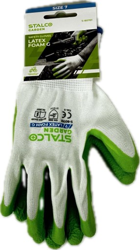 STALCO polyester LATEX FOAM G-7 Záhradné rukavice (pár)
