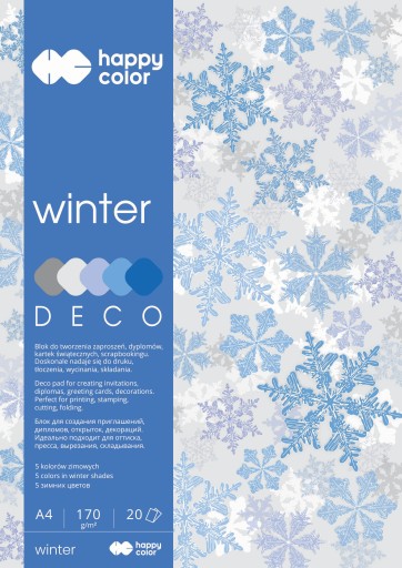 DECO CRISTAL TECHNICAL BLOCK A4 20 LIST 5 FAREB 170g/m2 SCRAPBOOKING