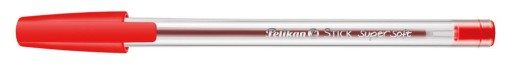 Guľôčkové pero Stick Super Soft K86 1mm PELIKAN červené