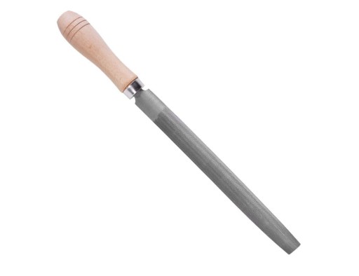 POLOKRUHOVÉ KOVOVÉ PILNÍKY #2 250MM DREVENÁ RÚČKA C4947 RICHMANN