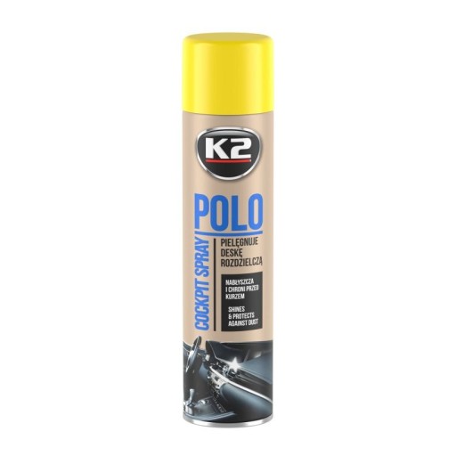 K2 POLO KOKPIT 600ML. CITRÓNOVÉ ČISTENIE KOKPITU