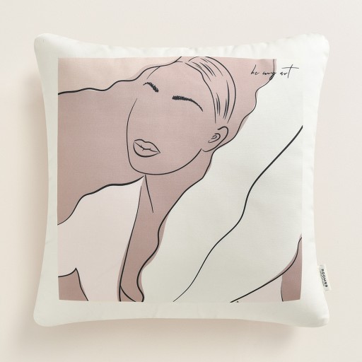 Jasiek Dekoračná obliečka na vankúš do obývačky 40x40 Babe Cream