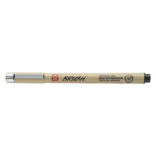 SAKURA Pigma Brush (čierna)