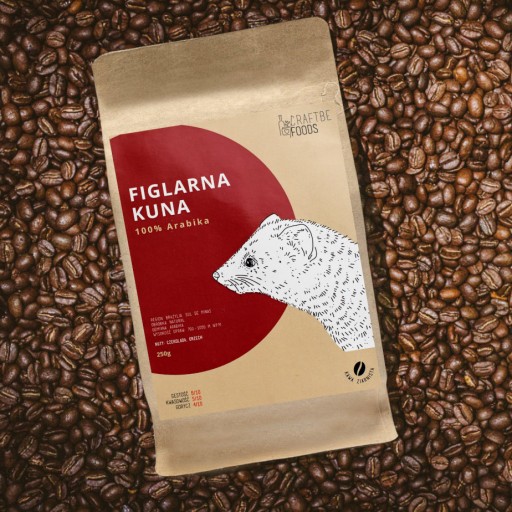ČERSTVO PRAŽENÉ KÁVOVÉ ZRNKY CRAFTBE ČERSTVO PRAŽENÉ CRAFTBE 250G ČERSTVÉ Z PEČENÝCH