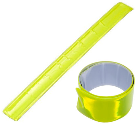 Reflexný pásik reflexný batoh detský 30cm žltý