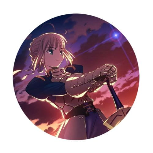 Anime odznak Fate/Stay Night Saber 58 mm