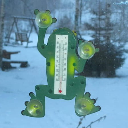 VONKAJŠÍ OKENNÝ TEPLOMER, SAMOLEPIACI, ŽABIČKA