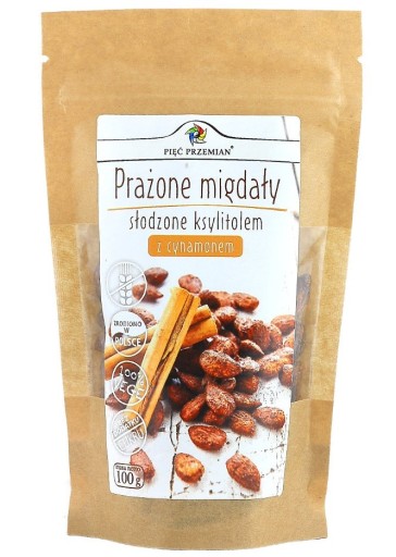 BEZLEPKOVÁ MANDĽA SO ŠKORICOVÝM XYLITOLOM 100 g
