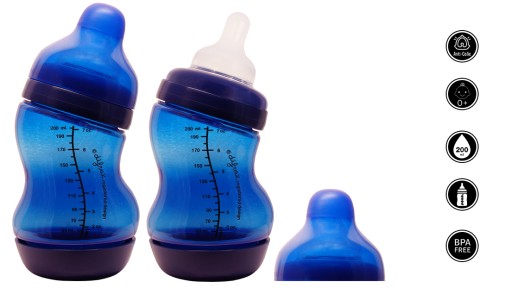 PRÍRODNÁ ANTIKOLIKOVÁ FĽAŠA 200ml cumlík 0+