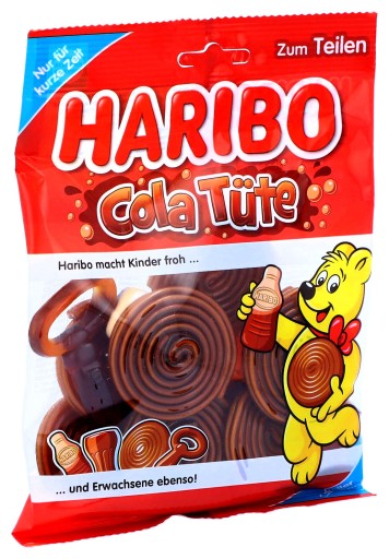 HARIBO Fruit Marshmallows Cola tute 175g DE