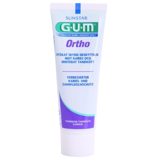 GUM Ortho ortodontická zubná pasta na strojčeky