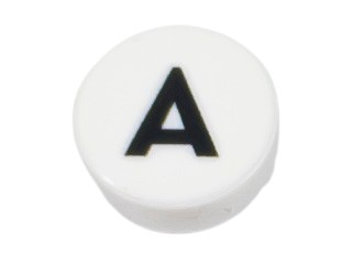 LEGO 98138pb211 1x1 dlaždica LIST A biela NOVINKA (1g)