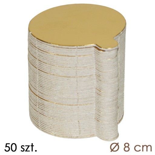 Bankety Mini podstavec na jednoporcie 8cm 50 ks