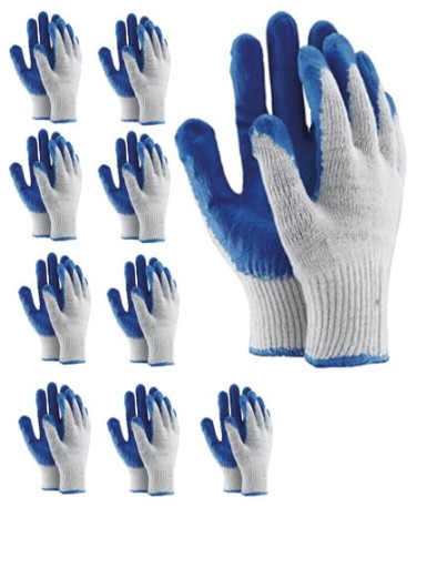 Odolné latexové pracovné rukavice OX-UNIWAMP - perfektná priľnavosť