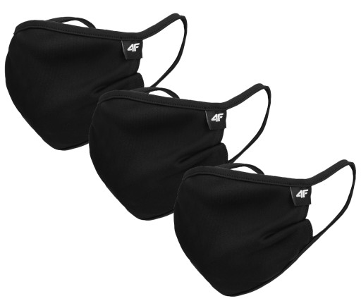 Opätovne použiteľná ochranná maska 4F S4Z20-MASK204-21S čierna