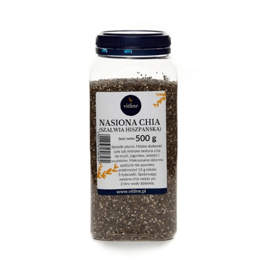 Chia šalvia španielska 500 g - téglik