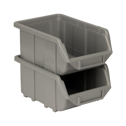 Dielenský úložný podnos Kontajnerový box Organizér MALÝ šedý