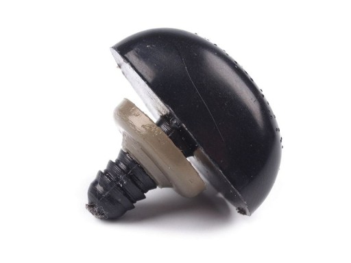 5x Bezpečnostný nos SVORKY pre hračky maskota ČIERNA 15x20 mm