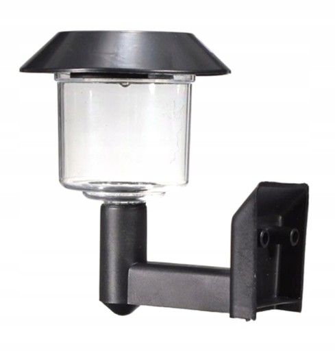 NÁSTENNÁ LAMPA SOLÁRNA ZÁHRADNÁ LAMPA LED NÁSTENNÁ LAMPA PLOT SCHODY ČIERNA ZD51