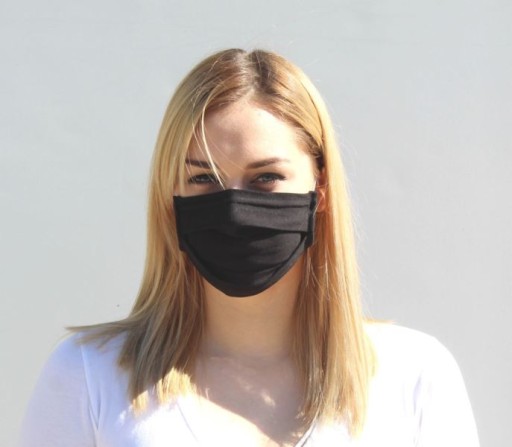 Ochranná maska, 1 vrstva, čierna L/XL