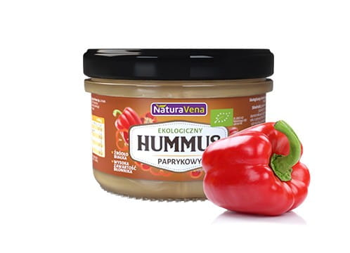 HUMMUS S BIO PAPRIKA 185 g - NATURAVENA