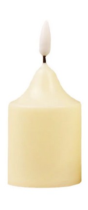 LED VLOŽKA SVIEČKY PRE SVIEČKU S EFEKTOM GRATÉNOVÉHO PLAMEŇA SÚPRAVA BATÉRIÍ 9,5CM