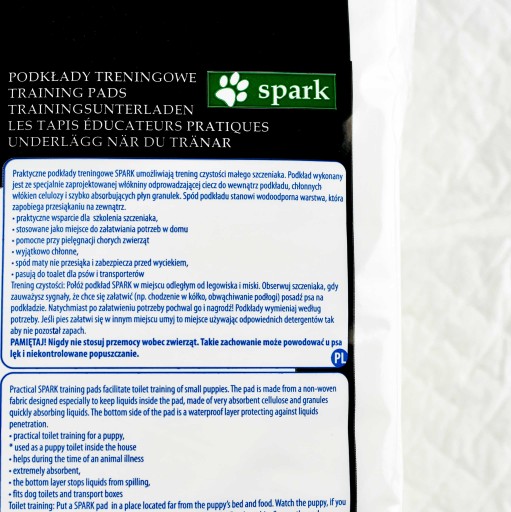 Podložky na výcvik psov 60x60 Spark Hygienické absorpčné podložky 10 kusov