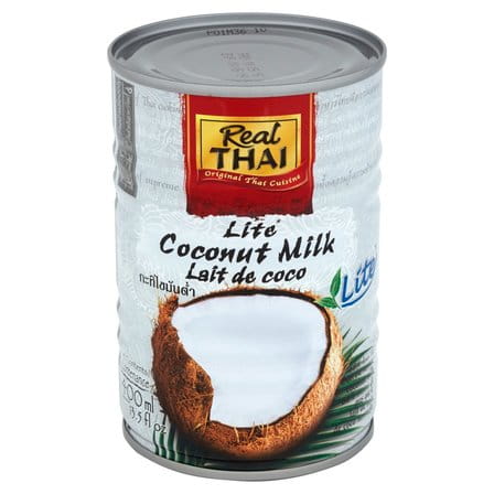 Pravé thajské svetlé kokosové mlieko. 400 ml