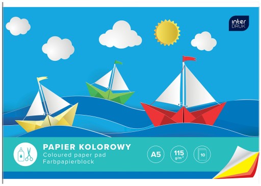 INTERPRINT VÝSTRIHAČKA FAREBNÉHO PAPIERA A5 FAREBNÝ PAPIER
