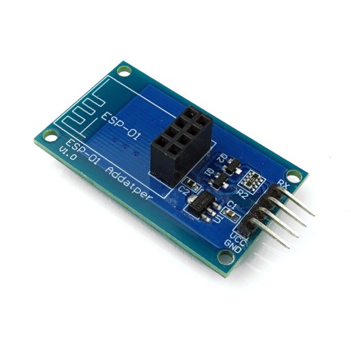Adaptér pre ESP-01 a ESP-01S ESP8266 s regulátorom napätia 3,3 - 5V